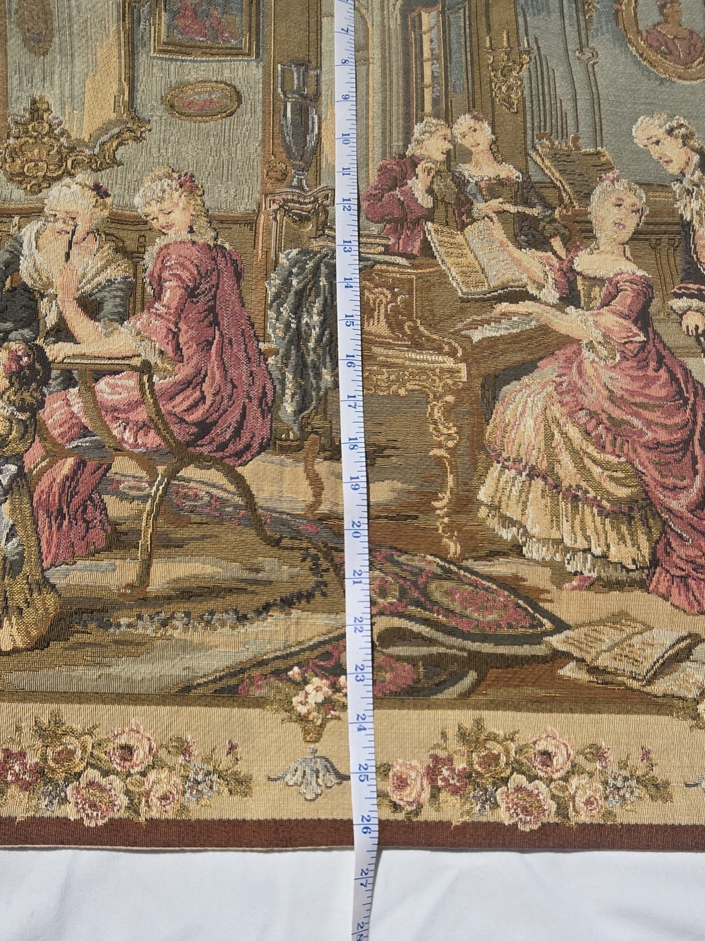 Medeival  Vintage French Amazing Tapestry Pictorial Home Decor Tapestry 3x4 ft - Picture 10 of 12